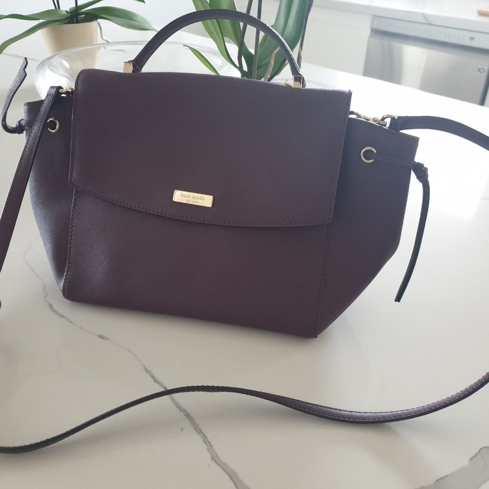 Kate Spade Purple/Plum Leather Satchel